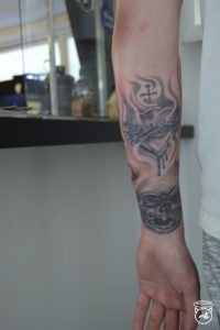 Flaming Heart Tattoo