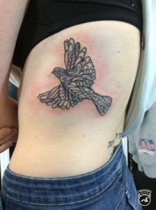 Ornamental Dove Tattoo