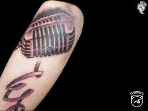Microphone Tattoo