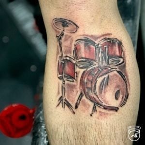 Drum Kit Tattoo Drums