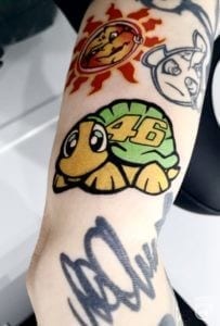 VR46 Turtle Turtle Tattoo