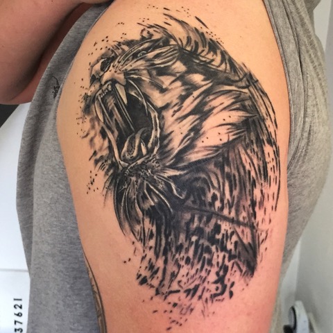 Roaring Tiger Ramsey Tattoo
